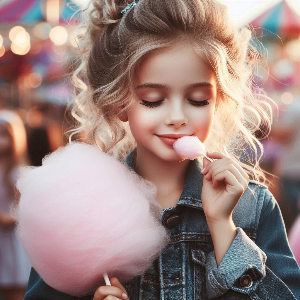 Bambina con Zucchero Filato balsamo LAbbra Jules Amonì cosmetiques