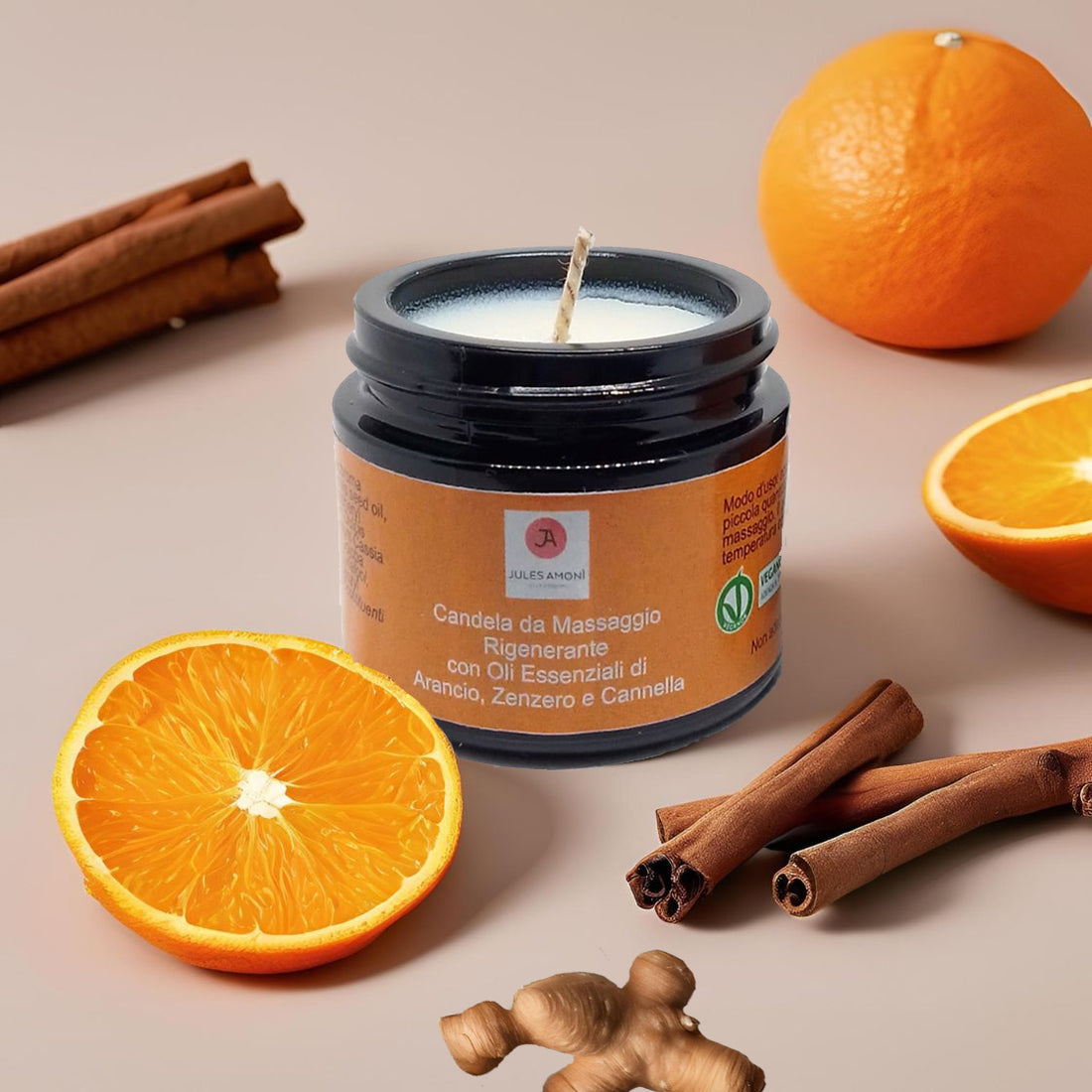 Candela da massaggio - Rigenerante - Jules Amonì cosmetiques