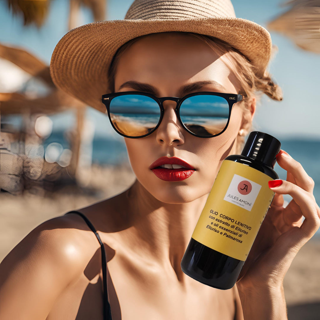 Olio Corpo Lenitivo con estratto di Elicriso e Oli Essenziali di Elicriso e Palmarosa