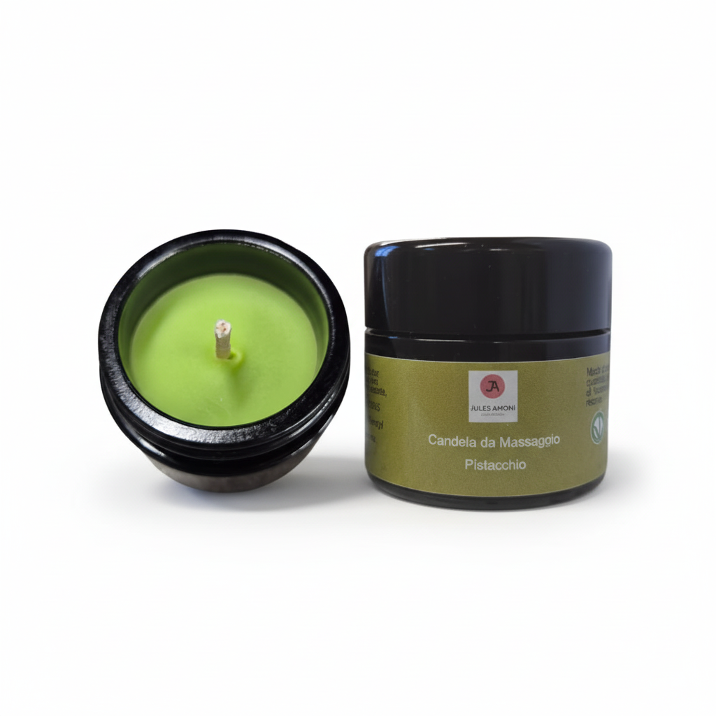 Candela da Massaggio al Pistacchio