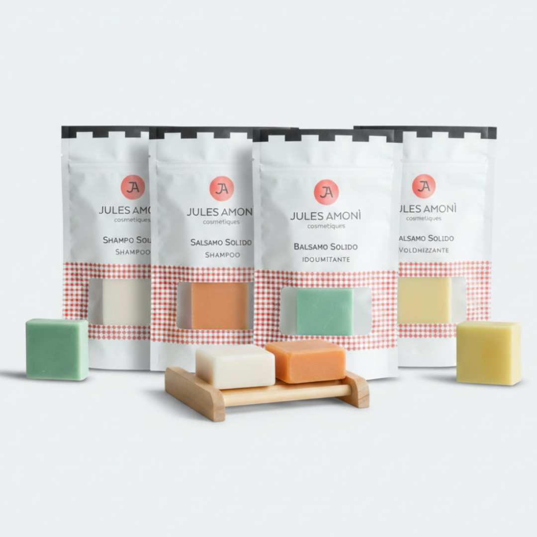 Kit Routine Mare Capelli – Shampoo + Balsamo Solidi a Scelta