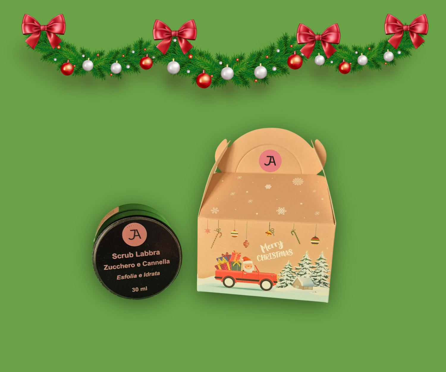 Scru labbra ai cristalli di zucchero di canna Jules Amonì cosmetiques