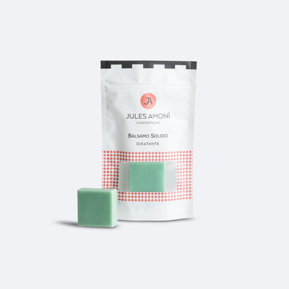 Balsamo solido per capelli - Idratante- con Olio di Avocado e oli essenziali di Salvia Sclarea e Rosmarino- Jules Amonì cosmetiues